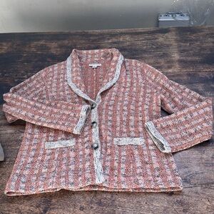 Pendleton Orange XL P SWEATER CARDIGAN